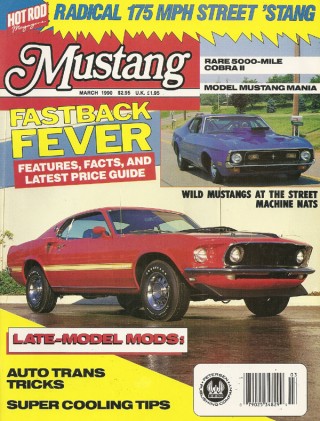 MUSTANG by HOT ROD 1990 MAR - FASTBACK SPECIAL,COBRA II